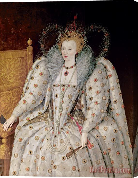 Others Queen Elizabeth I of England and Ireland Stretched Canvas Print / Canvas Art