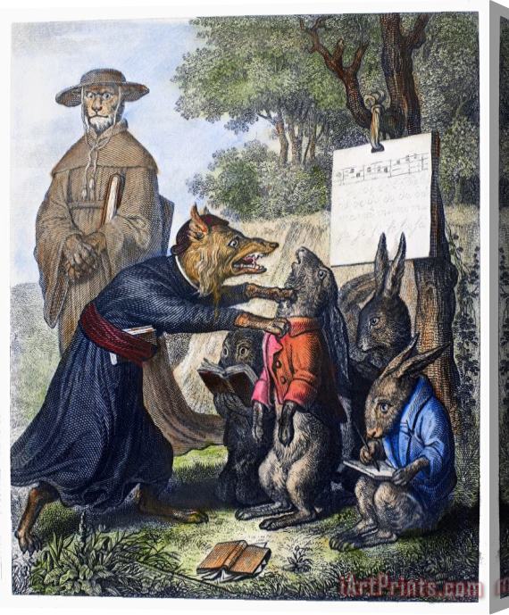 Others Reynard The Fox, 1846 Stretched Canvas Print / Canvas Art