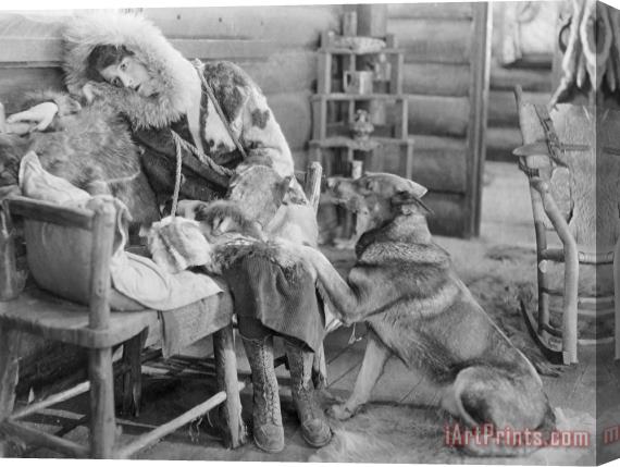 Others Rin-tin-tin (1916-1932) Stretched Canvas Print / Canvas Art