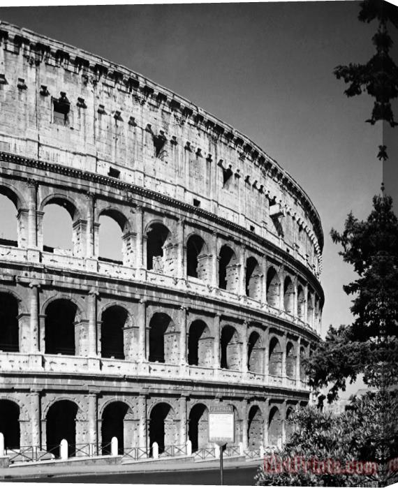 Others Rome: Colosseum Stretched Canvas Print / Canvas Art