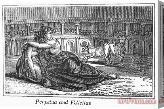 Others Rome: Perpetua & Felicitas Stretched Canvas Painting / Canvas Art