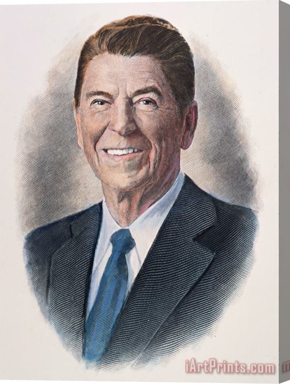 Others Ronald Reagan (1911-2004) Stretched Canvas Print / Canvas Art