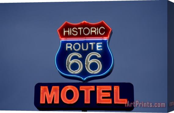 Others Route 66 Motel, 2006 Stretched Canvas Painting / Canvas Art