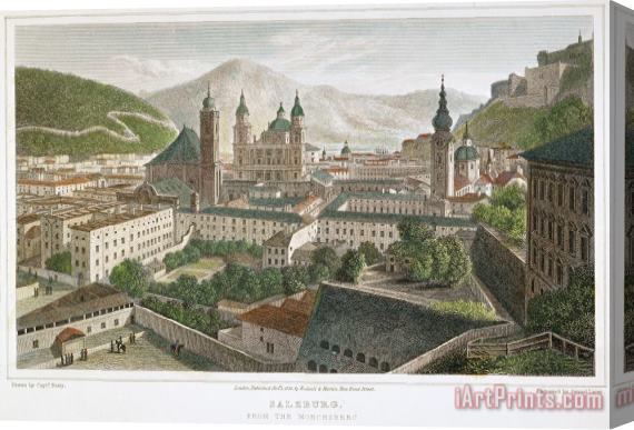 Others Salzburg, Austria, 1823 Stretched Canvas Print / Canvas Art