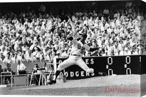 Others Sandy Koufax (1935- ) Stretched Canvas Print / Canvas Art
