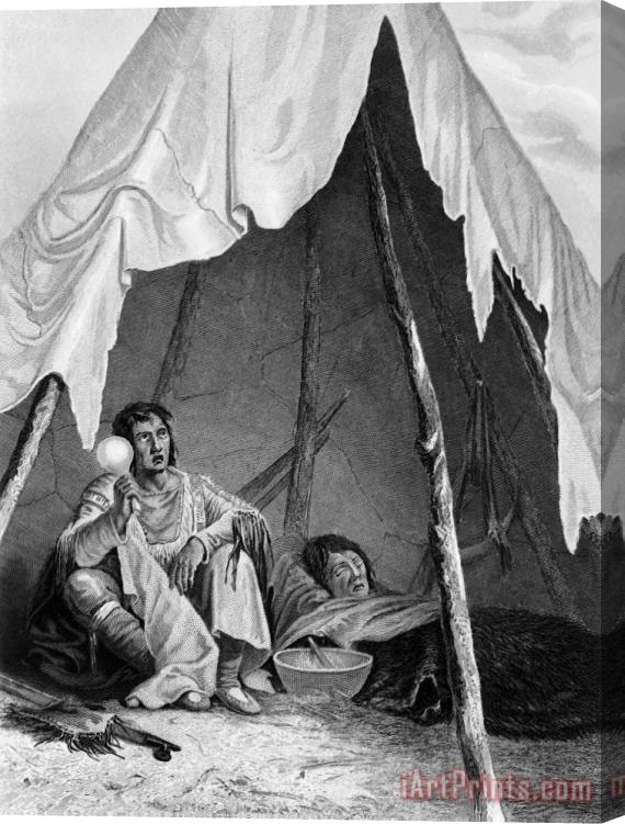 Others Shaman And Patient, 1851 Stretched Canvas Painting / Canvas Art