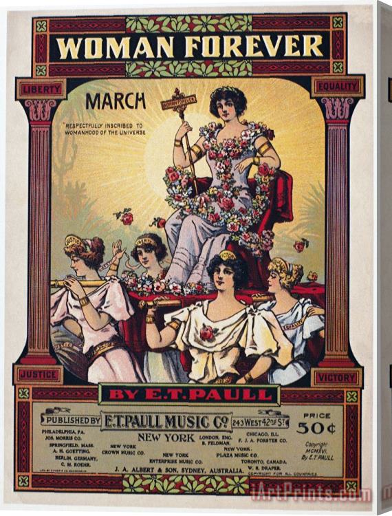 Others Sheet Music Cover, 1916 Stretched Canvas Painting / Canvas Art