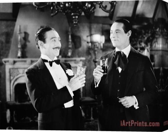 Others Silent Film Still: Drinking Stretched Canvas Print / Canvas Art