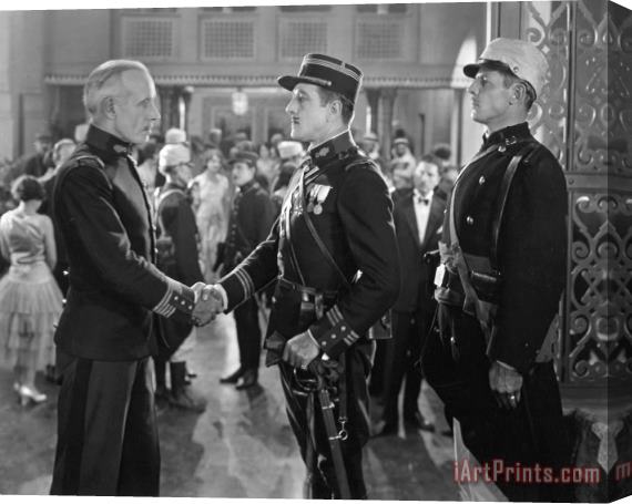 Others Silent Film Still: Uniforms Stretched Canvas Print / Canvas Art