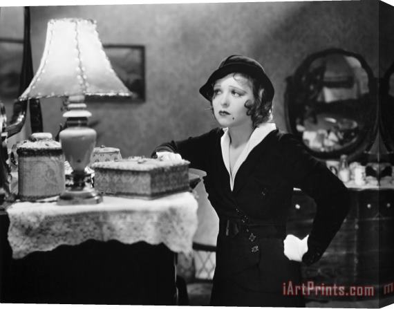 Others Silent Film Still: Woman Stretched Canvas Print / Canvas Art