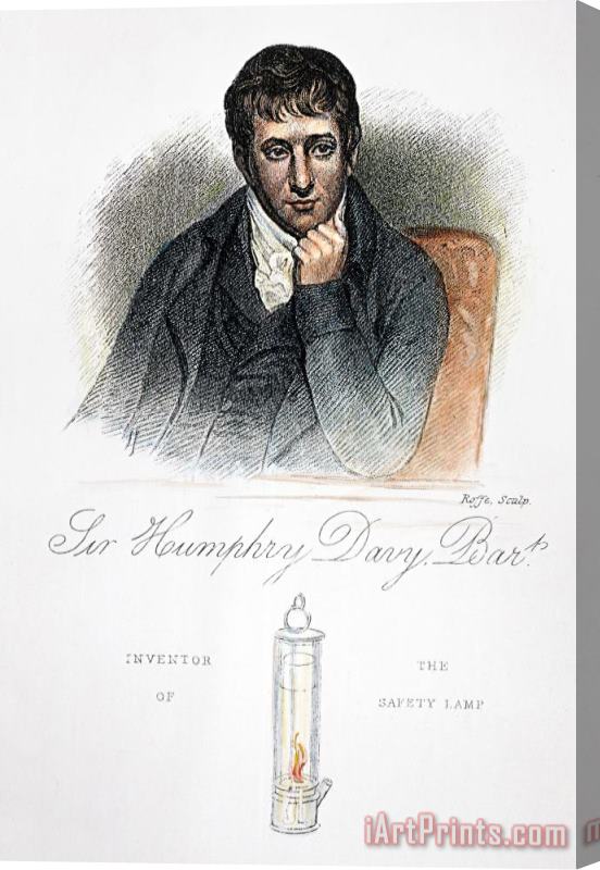 Others Sir Humphry Davy (1778-1829) Stretched Canvas Print / Canvas Art
