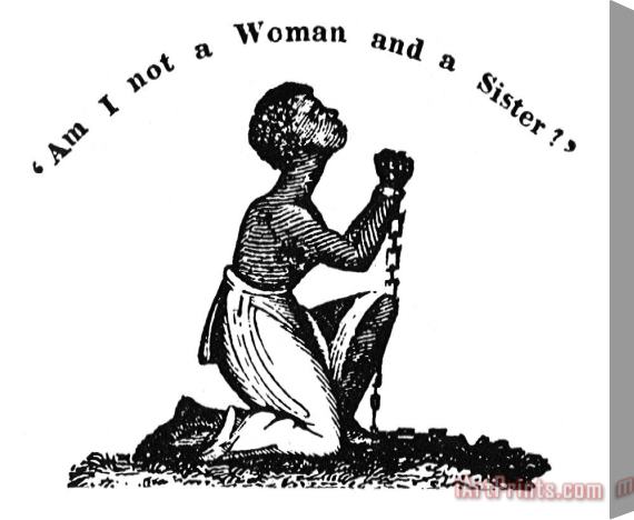 Others Slavery: Woman, 1832 Stretched Canvas Painting / Canvas Art