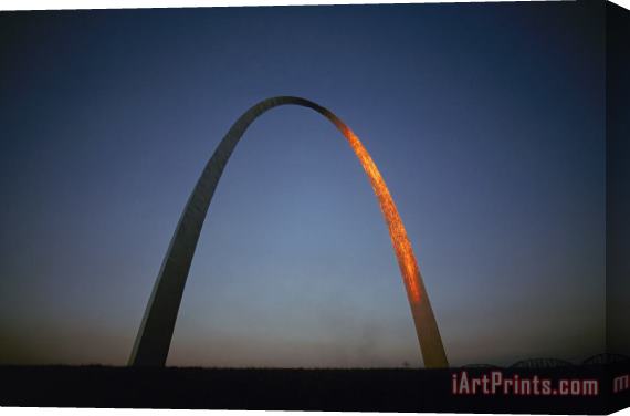 Others St. Louis: Gateway Arch Stretched Canvas Painting / Canvas Art
