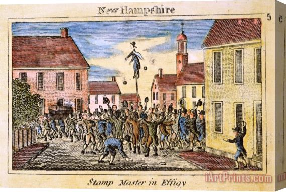 Others Stamp Act: Protest, 1765 Stretched Canvas Print / Canvas Art