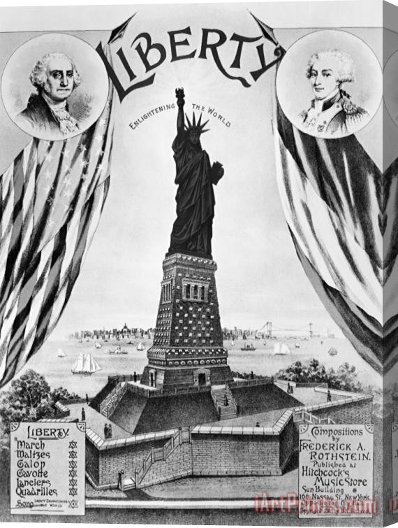 Others Statue Of Liberty, 1885 Stretched Canvas Print / Canvas Art