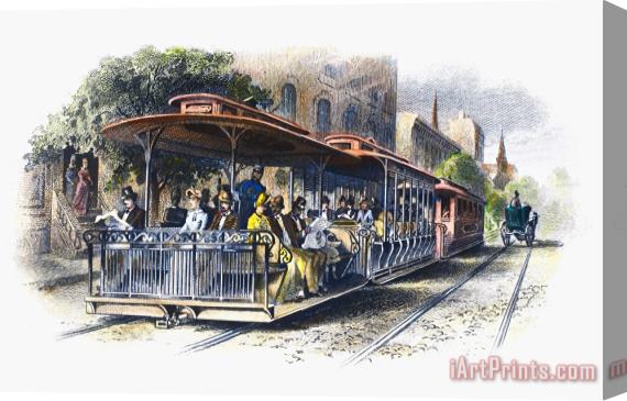Others STREETCAR, c1880 Stretched Canvas Print / Canvas Art