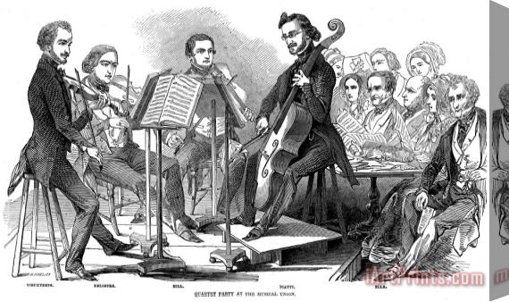 Others String Quartet, 1846 Stretched Canvas Print / Canvas Art