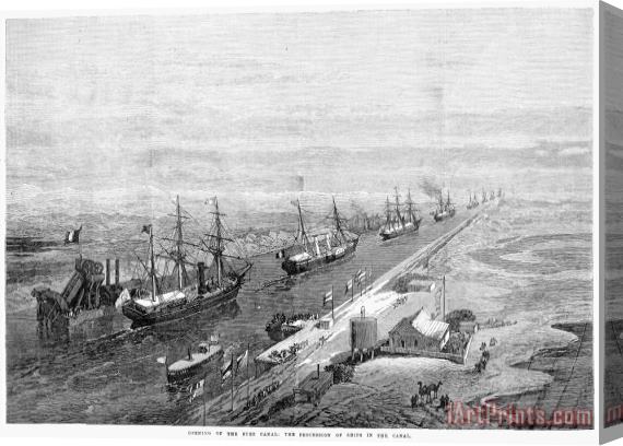 Others Suez Canal: Opening, 1869 Stretched Canvas Print / Canvas Art