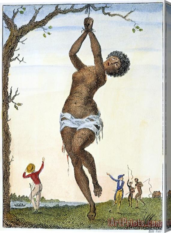 Others Surinam: Punishment, 1796 Stretched Canvas Print / Canvas Art