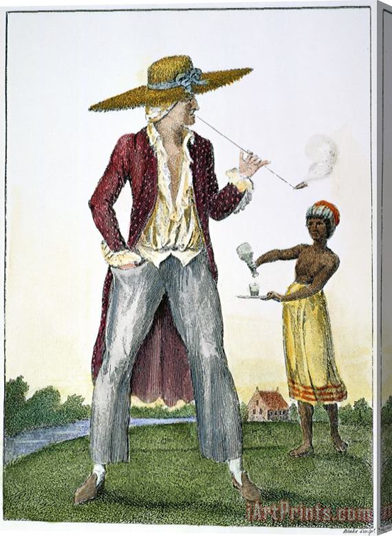 Others Surinam: Slave Owner, 1796 Stretched Canvas Print / Canvas Art