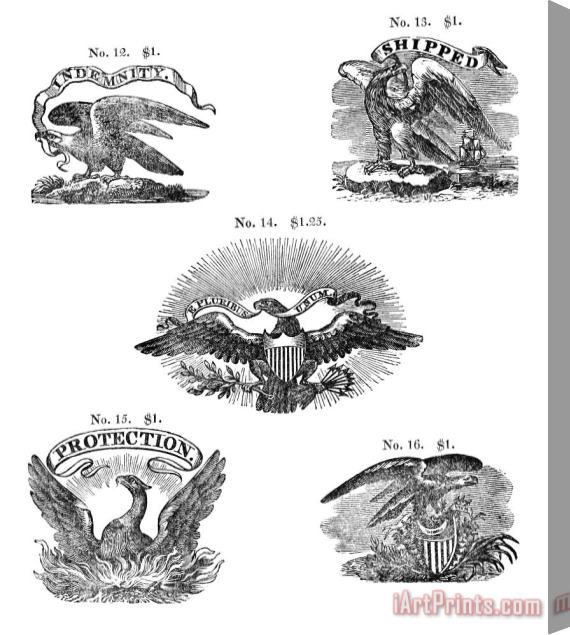 Others Symbols: Eagles Stretched Canvas Print / Canvas Art