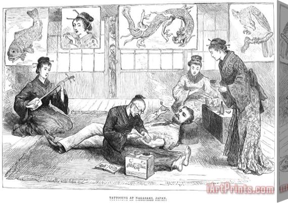 Others Tattoo Parlor, 1882 Stretched Canvas Painting / Canvas Art