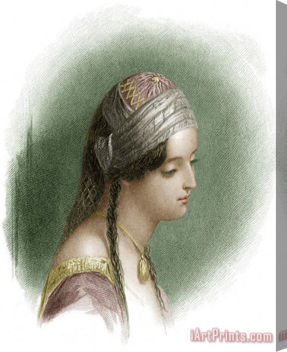 Others Teresa Macri (1797-1875) Stretched Canvas Print / Canvas Art