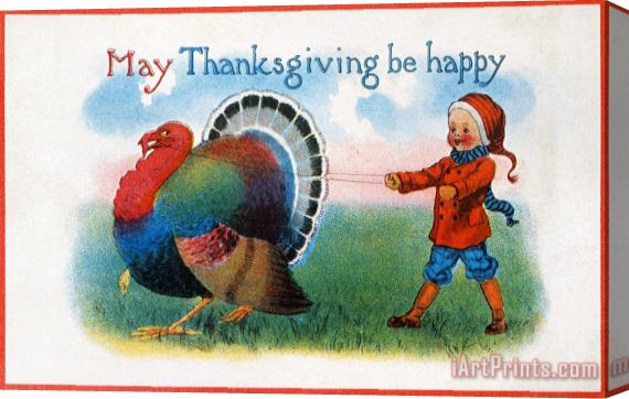 Others Thanksgiving Card, 1900 Stretched Canvas Print / Canvas Art