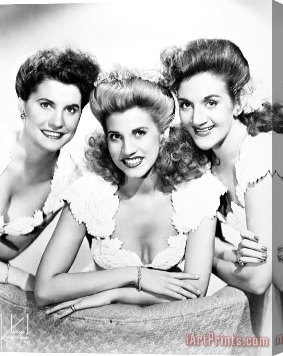 Others The Andrews Sisters Stretched Canvas Print / Canvas Art