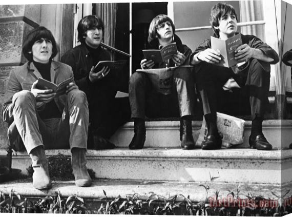 Others The Beatles, 1965 Stretched Canvas Print / Canvas Art