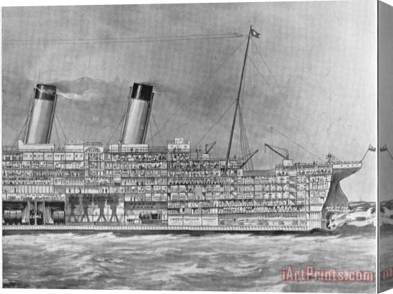 Others The Titanic, 1912 Stretched Canvas Print / Canvas Art