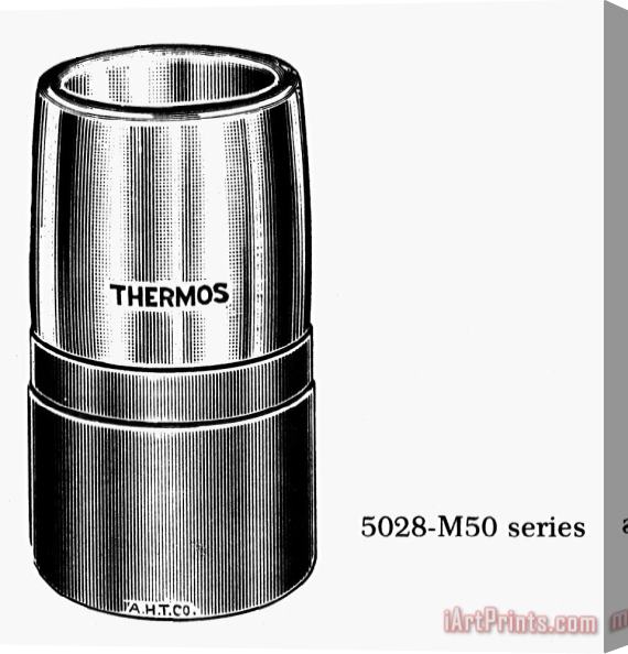 Others Thermos Flask Stretched Canvas Print / Canvas Art