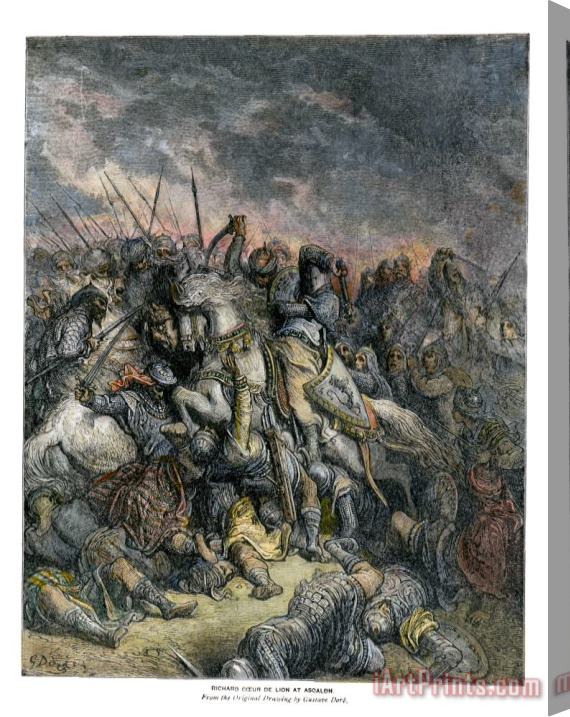 Others Third Crusade, 1191 Stretched Canvas Print / Canvas Art