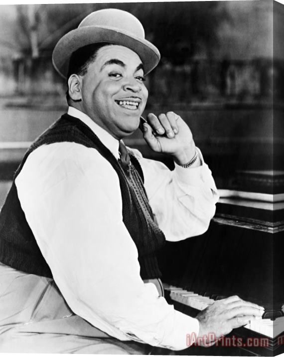 Others Thomas Fats Waller Stretched Canvas Print / Canvas Art