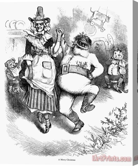 Others Thomas Nast: Christmas Stretched Canvas Painting / Canvas Art