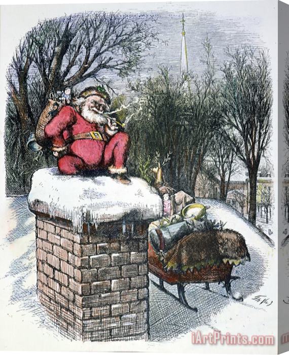 Others Thomas Nast: Santa Claus Stretched Canvas Print / Canvas Art