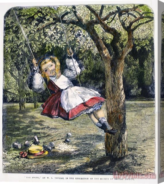 Others Thomas: The Swing, 1864 Stretched Canvas Print / Canvas Art