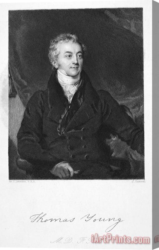 Others Thomas Young (1773-1829) Stretched Canvas Print / Canvas Art