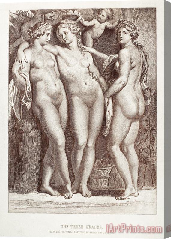 Others Three Graces Stretched Canvas Print / Canvas Art