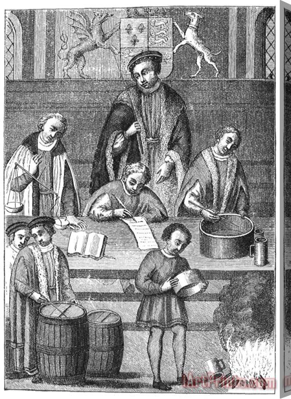 Others Trial Of Weights, 1497 Stretched Canvas Print / Canvas Art