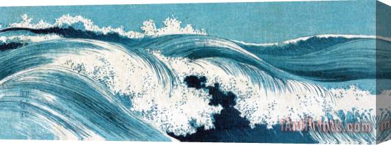Others Uehara: Ocean Waves Stretched Canvas Painting / Canvas Art