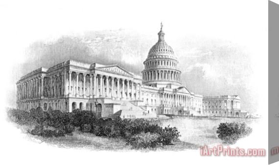 Others U.s. Capitol Stretched Canvas Print / Canvas Art