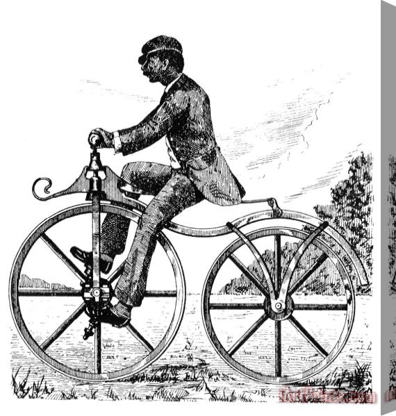 Others Velocipede, 1866 Stretched Canvas Print / Canvas Art