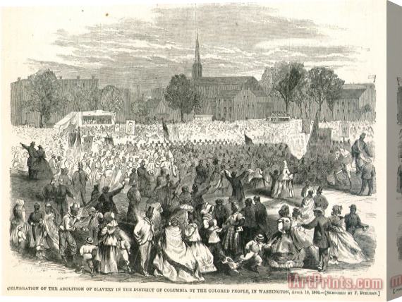 Others Washington: Abolition, 1866 Stretched Canvas Print / Canvas Art