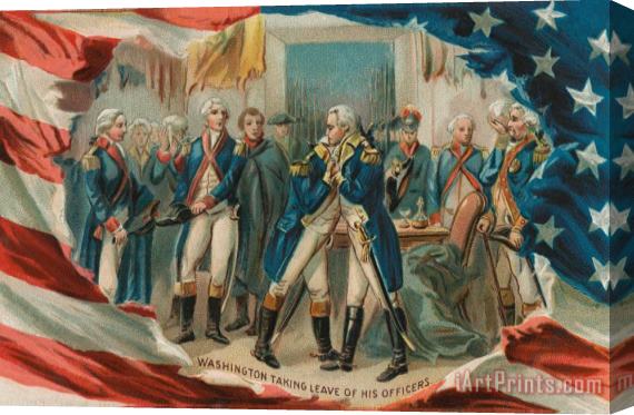 Others Washington Taking Leave Of His Officers Stretched Canvas Print / Canvas Art
