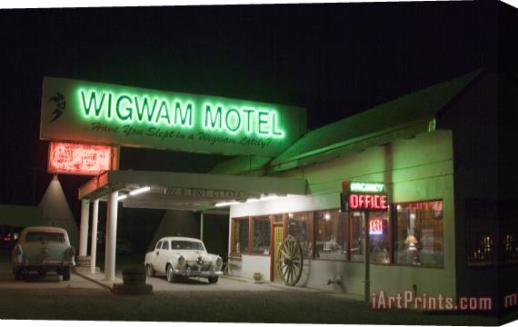 Others Wigwam Motel, 2006 Stretched Canvas Print / Canvas Art