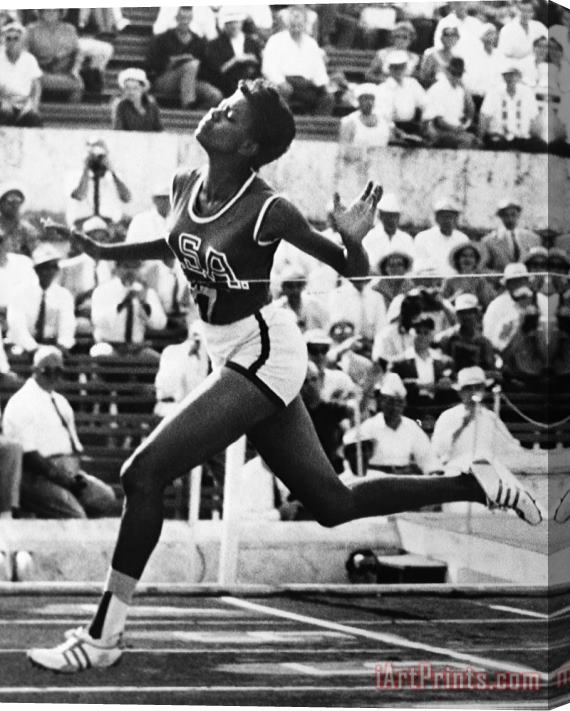 Others Wilma Rudolph (1940-1994) Stretched Canvas Painting / Canvas Art