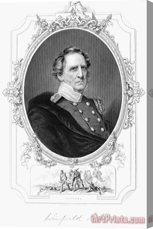 Others Winfield Scott (1786-1866) Stretched Canvas Print / Canvas Art