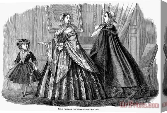 Others Womens Fashion, 1859 Stretched Canvas Painting / Canvas Art