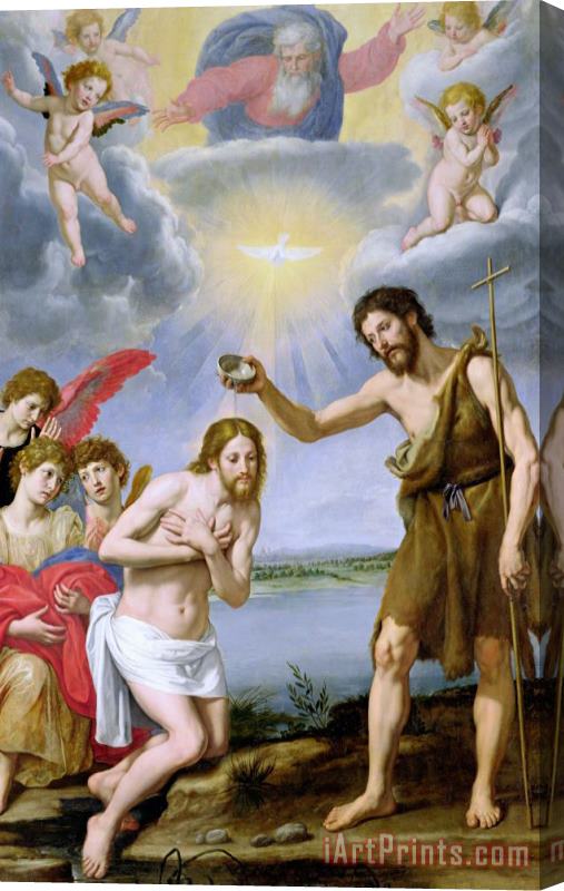 Ottavio Vannini The Baptism of Christ Stretched Canvas Painting / Canvas Art